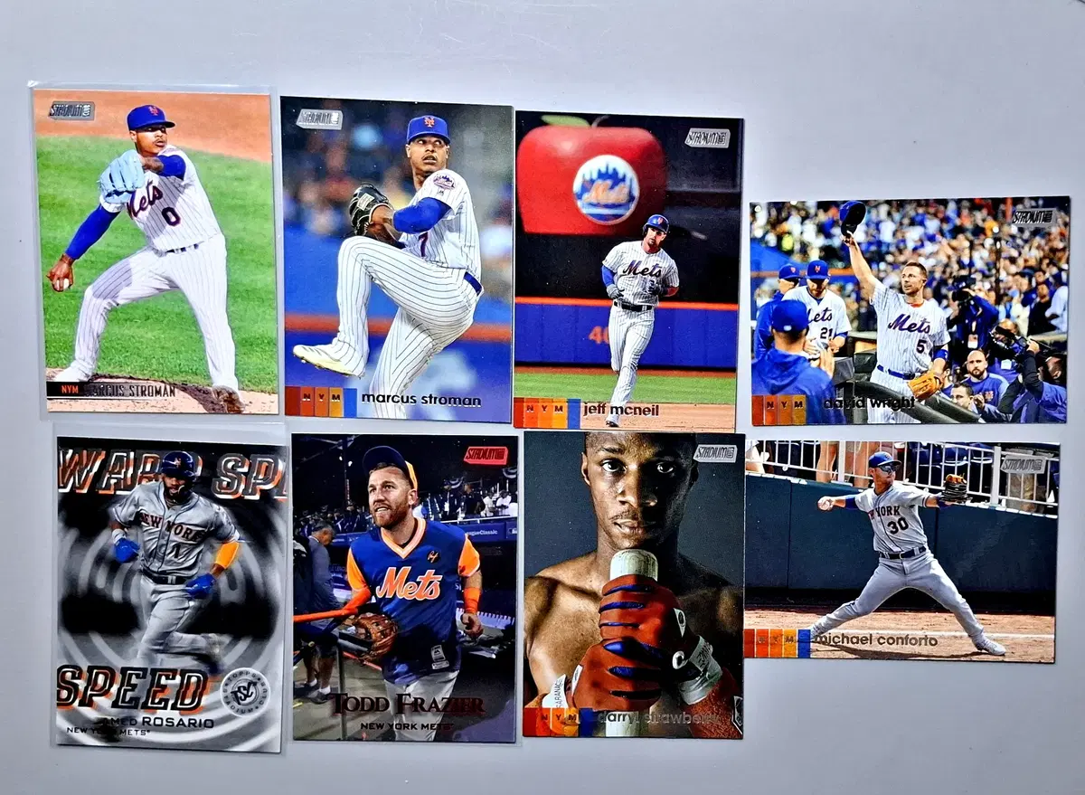 MLB 뉴욕메츠 8장 탑스 스타디움클럽