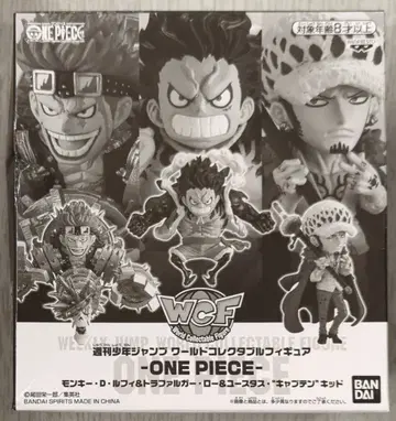 BANDAI SPIRITS WCF 주간 소년 점프 몽키 D 루피 & 트라팔가 로 & 유스타스 '캡틴' 키드