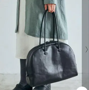 미사용 나카가와 마사시치 상점 일본산 소가죽 보스턴 백