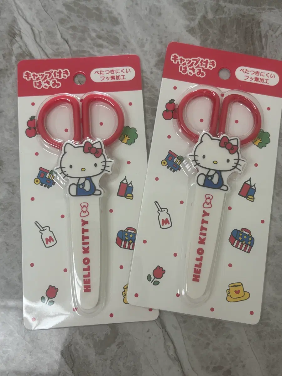 산리오 언제까지나 헬로키티 안전 캡 미니 가위