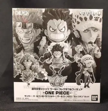 BANDAI SPIRITS WCF 주간 소년 점프 몽키 D 루피 & 트라팔가 로 & 유스타스 '캡틴' 키드