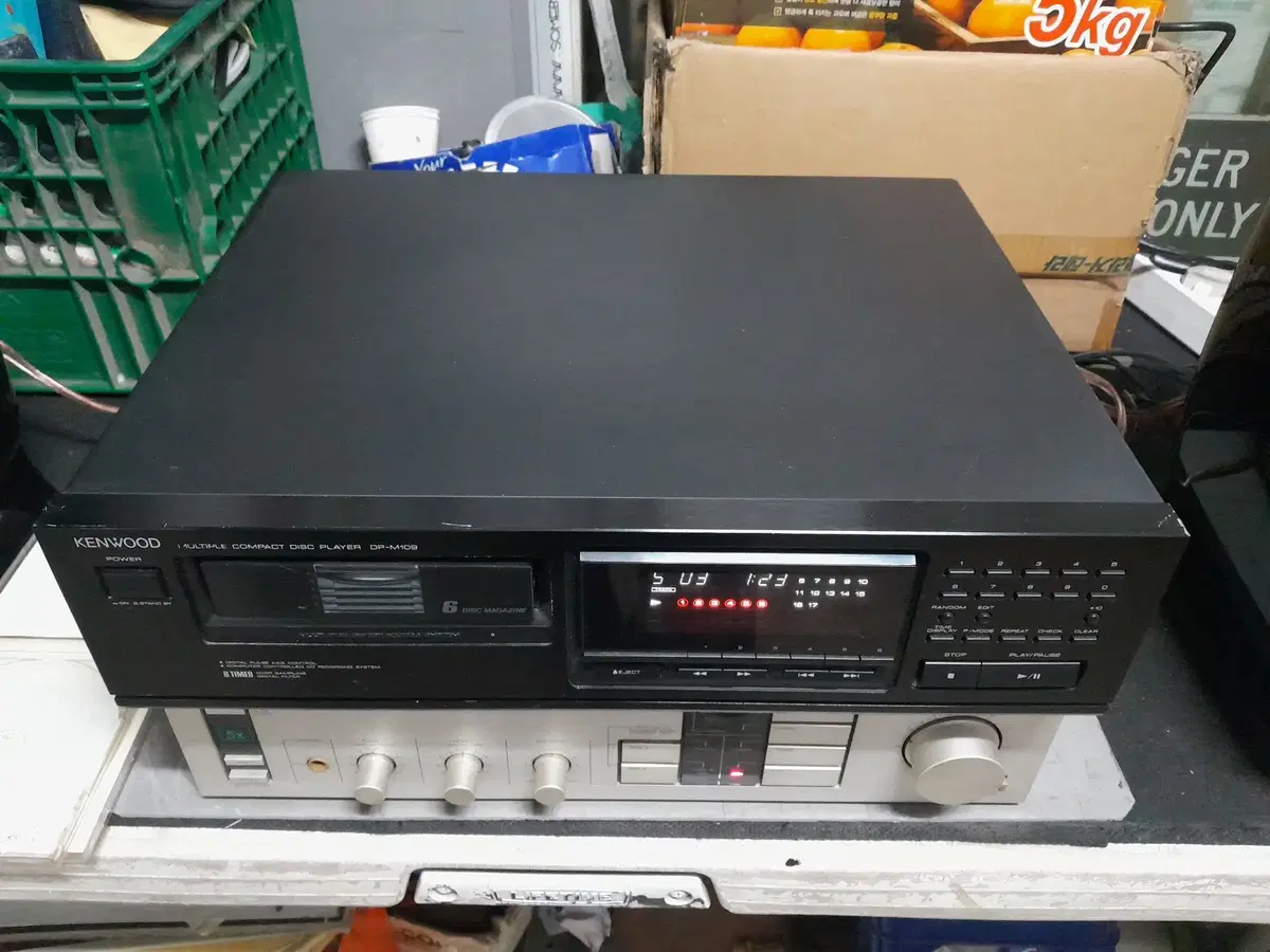 빈티지 캔우드 6CD 체인져 시디피
