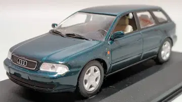 Paul'sModelArt 1/43MINICHAMPS Audi A4 Avant 1995 Green metallic