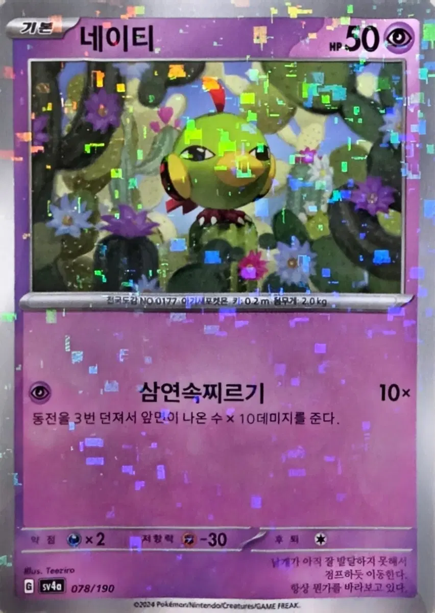 포켓몬 카드 네이티 미러