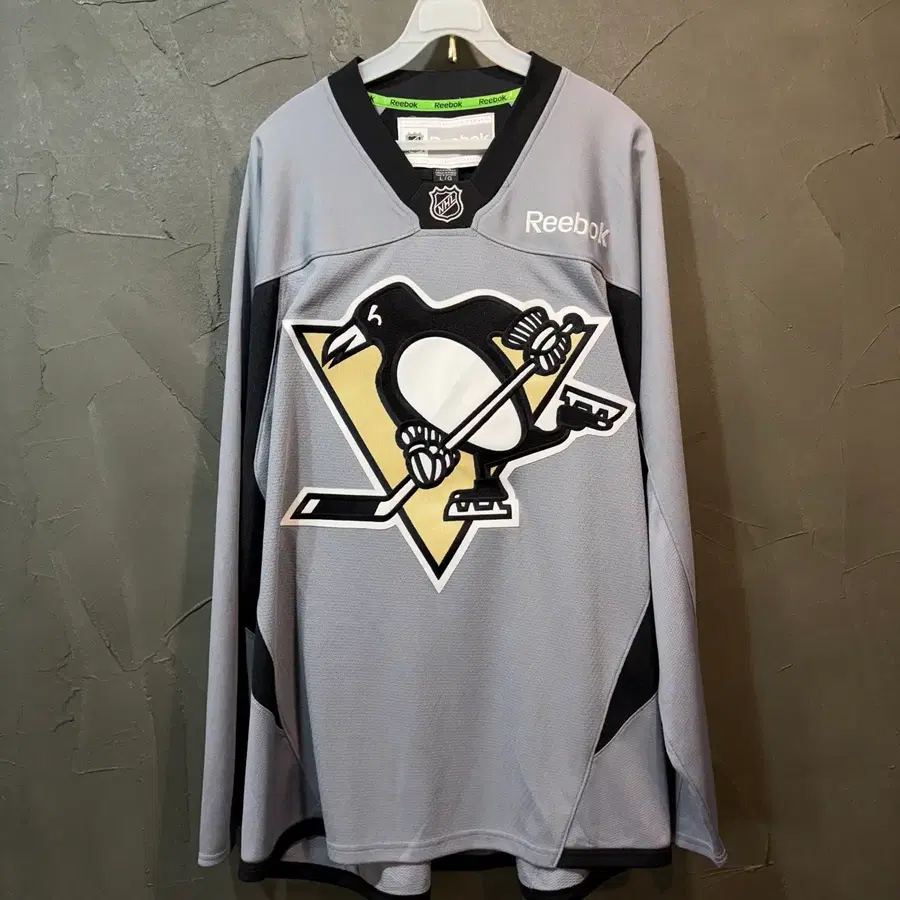 [L] NHL Reebok 리복 피츠버그 펭귄스 하키 져지