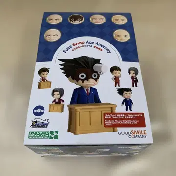 넨도로이드모아 바꿔끼기 페이스 역전재판 전 6종 세트