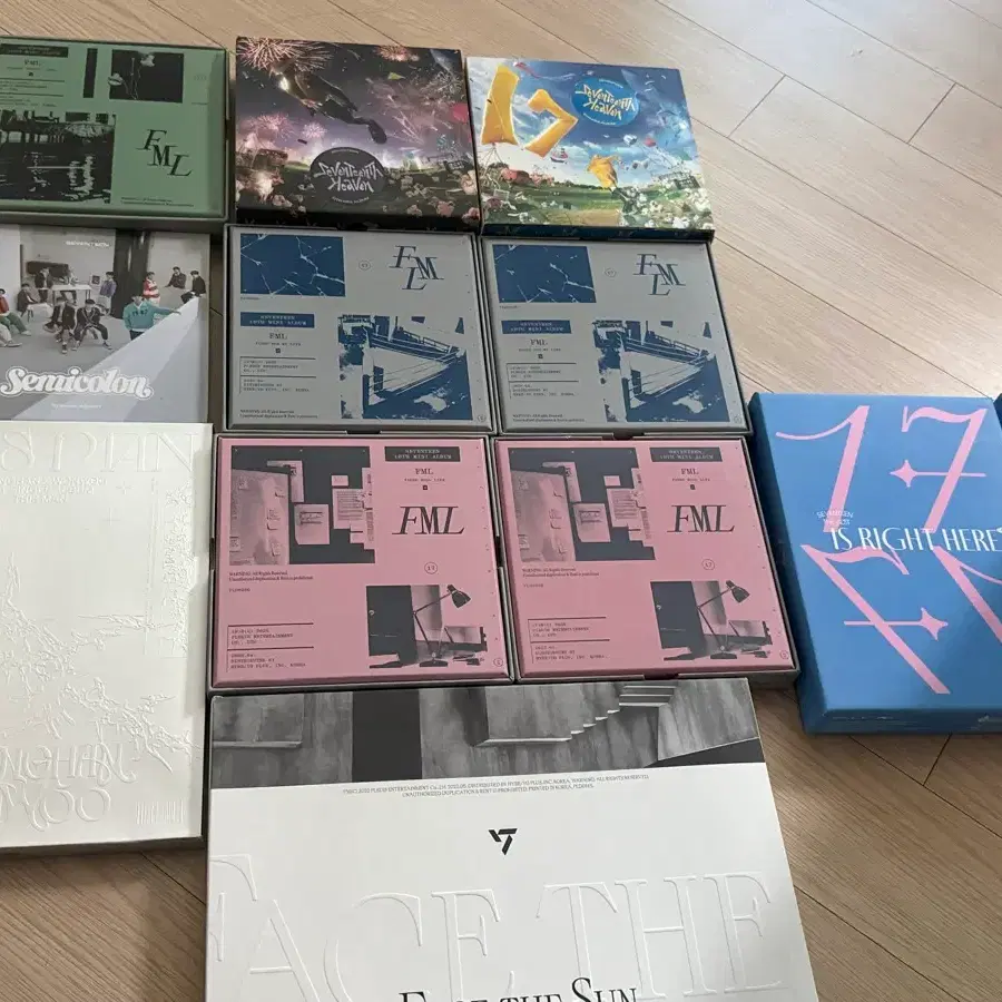 세븐틴 개봉앨범