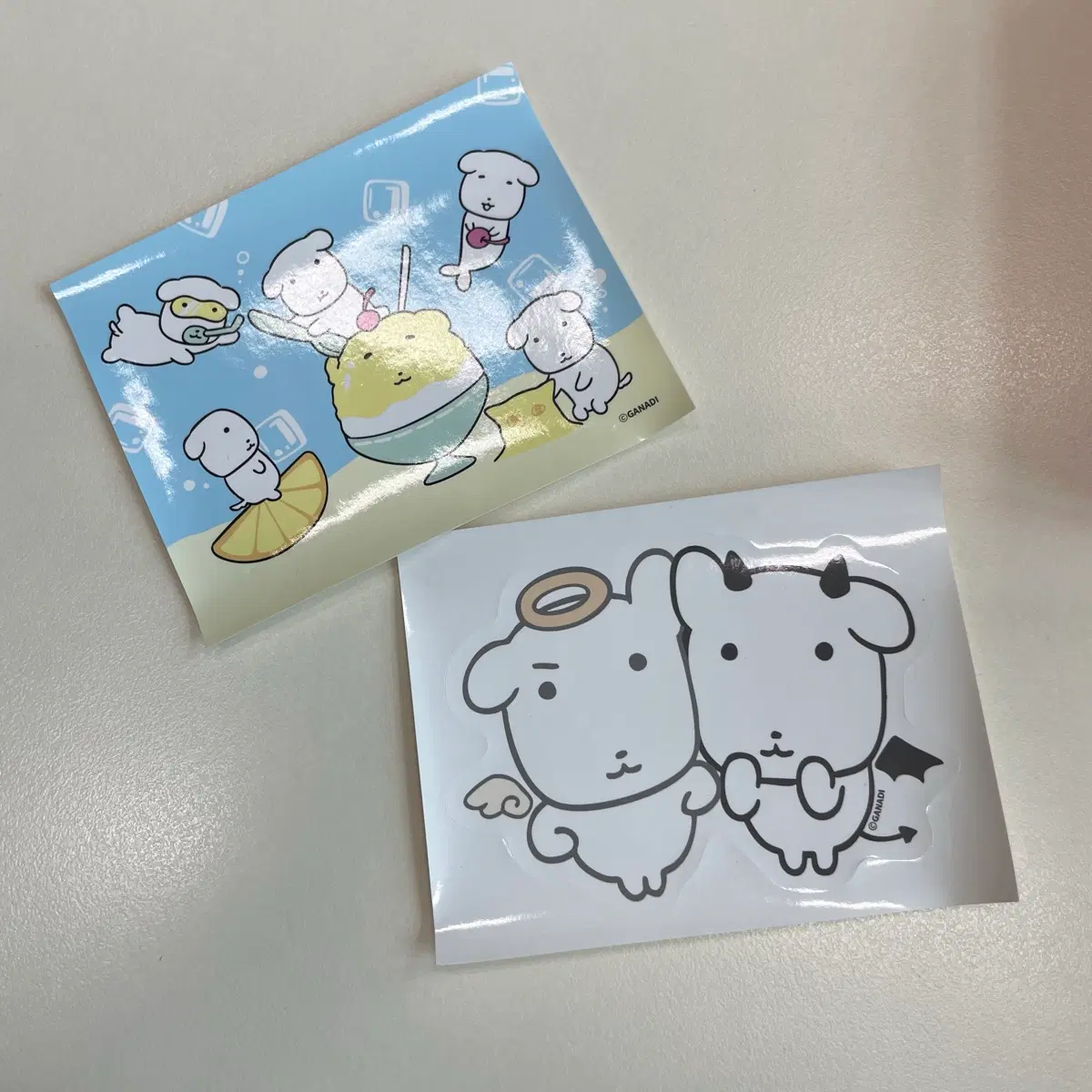 가나디 스티커 정품 2개 세트