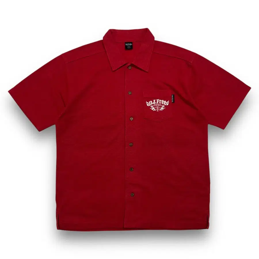 D.J Free Punk Oriental red shirt