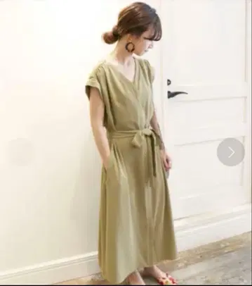 슬로브 이에나 리본 벨트 스키퍼 원피스 SLOBE IENA