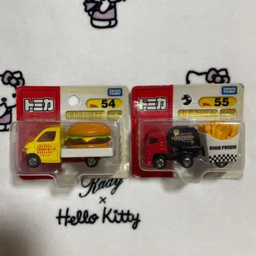 토미카 No.54 55 도요타 타운 에이스 햄버거 카 감자 카