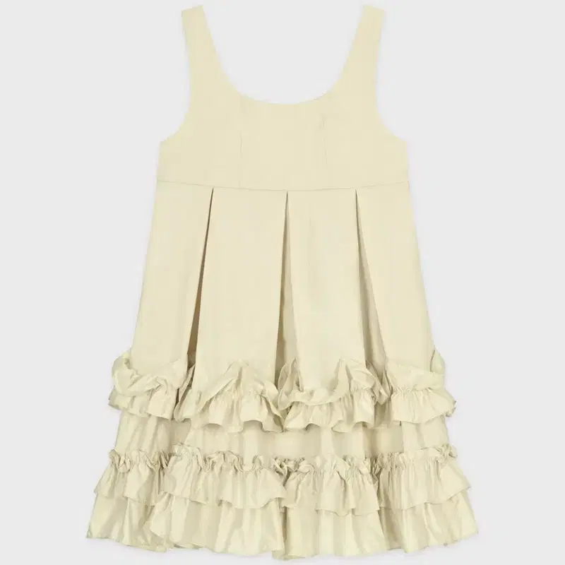 시눈 원피스 Frill Sleeveless Dress