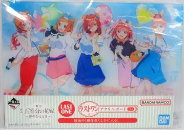 BANDAI SPIRITS 제일복권 영화 5등분의 신부 꿈의 한때 라스트 원상 나카노 자매 아크릴 보드
