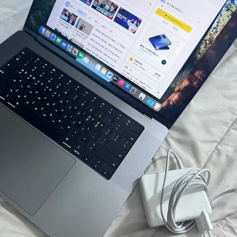 맥북프로 16인치 m1pro 모델 16메모리512GB 급처
