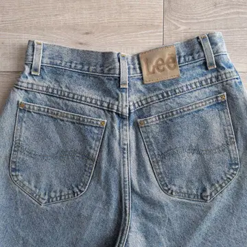 90s vintage Lee 데님 숏팬츠 라이트 블루 색빠짐