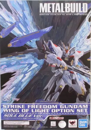 BANDAI SPIRITS METAL BUILD 스트라이크 프리덤 건담 빛의 날개 옵션 세트 SOUL BLUE Ver