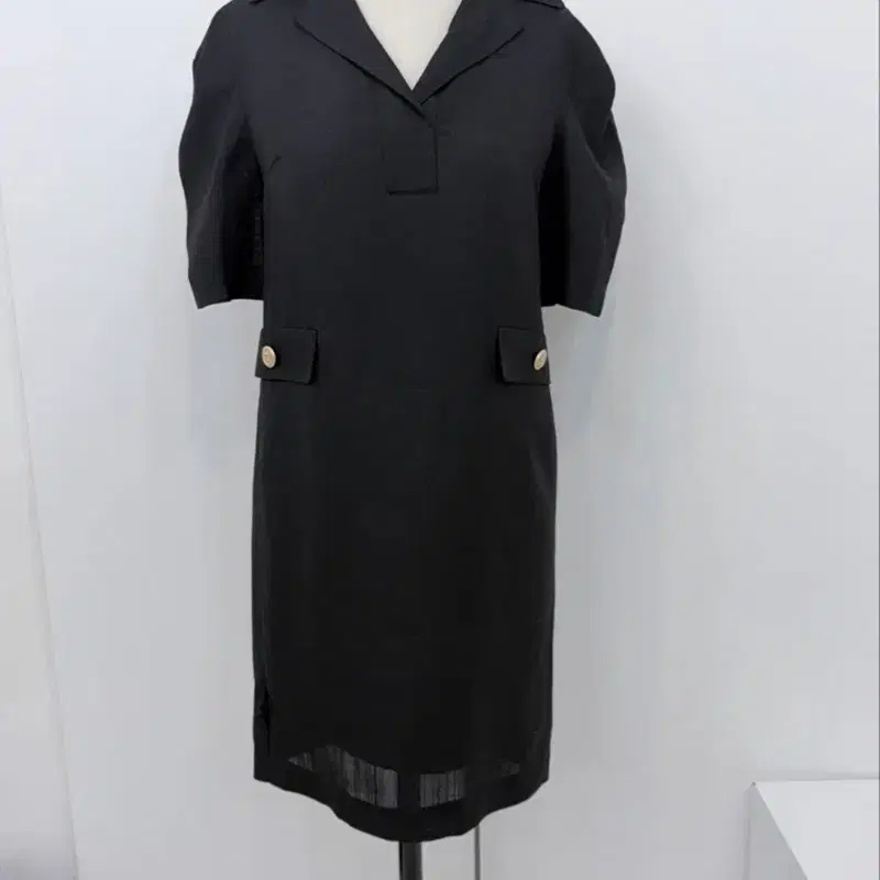 한섬 타임 23 블랙 원피스 F