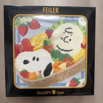 FEILER 스누피 타월 손수건 도시락 SNOOPY TOWN