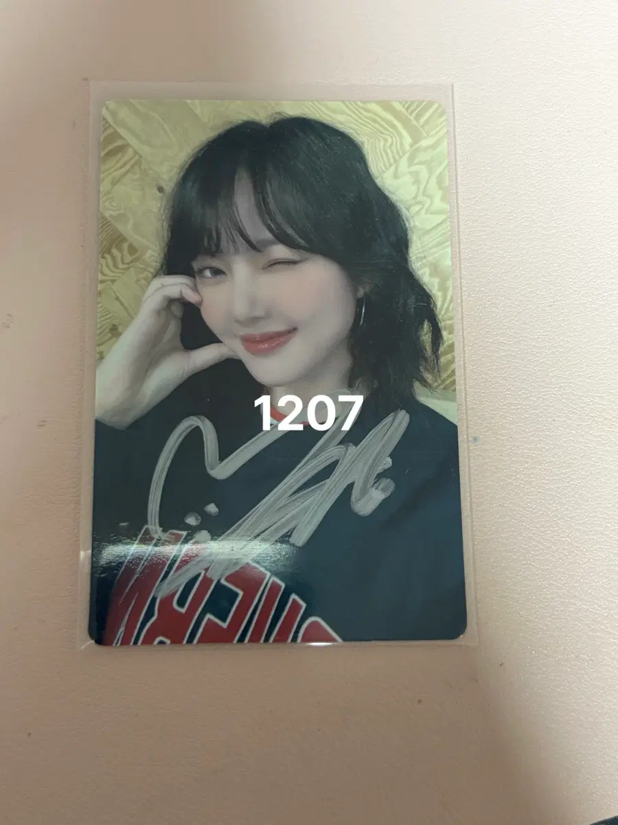 여자친구 예린 컬러스 이벤트 친필싸인 포카 양도