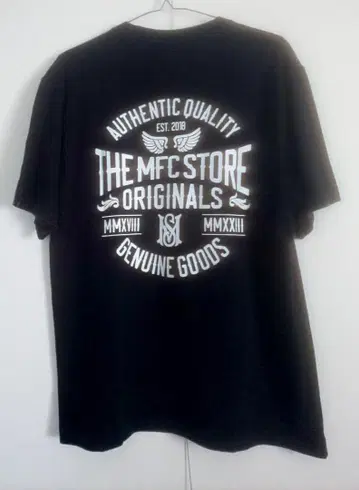 택 포함 새상품 MFC STORE AGED 티셔츠 페이드 블랙