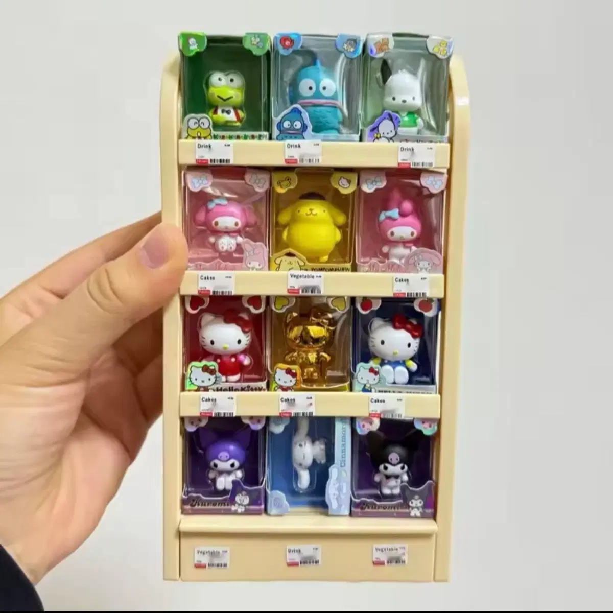콩가샤보관함 콩가챠 쌀알피규어 보관함 진열대