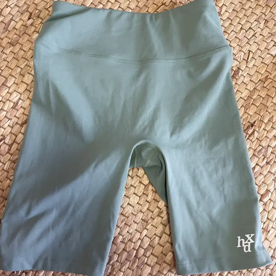 Hdex 여성 바이커 쇼츠 그린