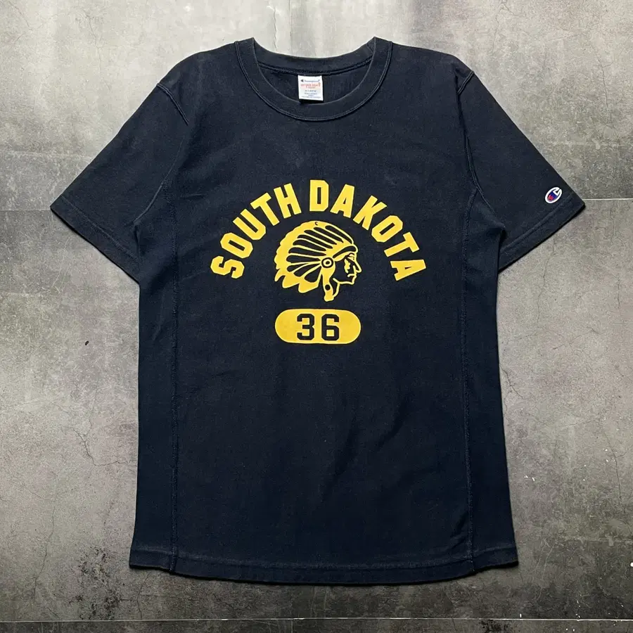 CHAMPION 00s 리버스위브 챔피온 그래픽 반팔티셔츠 A01360