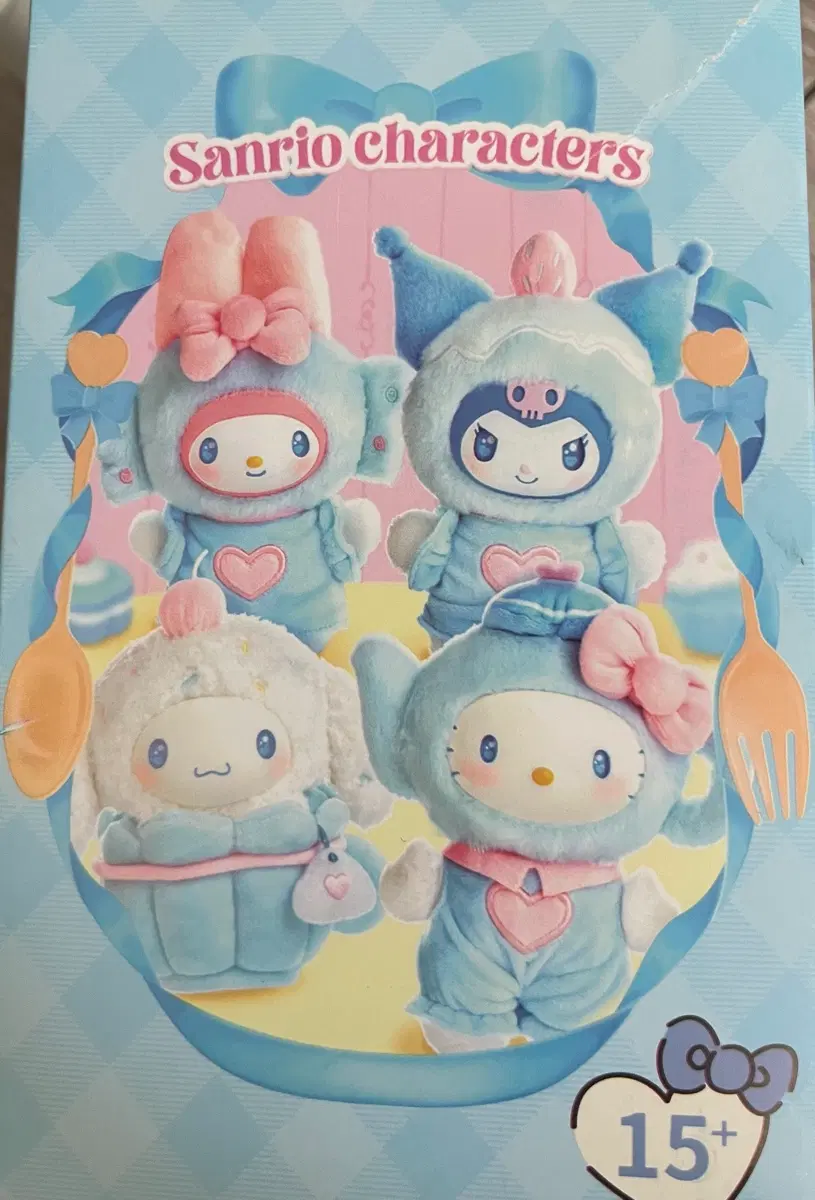 산리오 애프터눈티 디저트 인형 키링