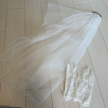 WATABE WEDDING 웨딩 베일 그로브 세트