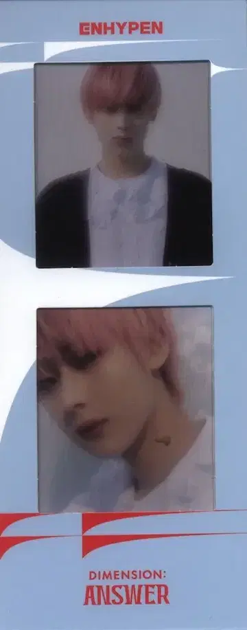 ENHYPEN DIMENSION:ANSWER SUNOO 필름 북마커 파랑