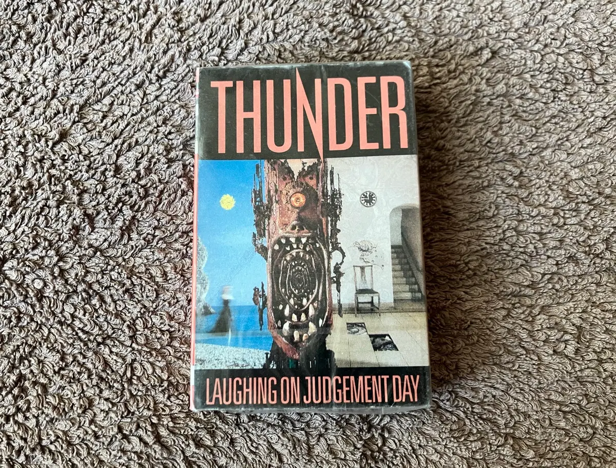 영국 하드락 밴드 Thunder 썬더 2집 국내 라이센스 초판 카세트테이프