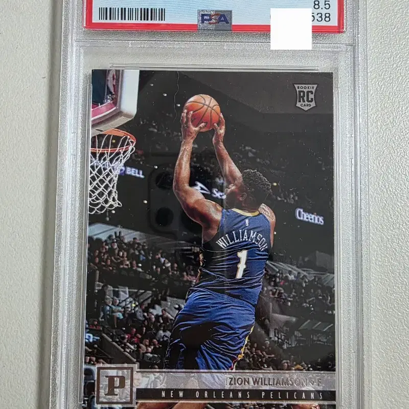 2019 nba 자이언 윌리엄슨 파니니 크로니클스 RC psa 8.5 뉴올리언스
