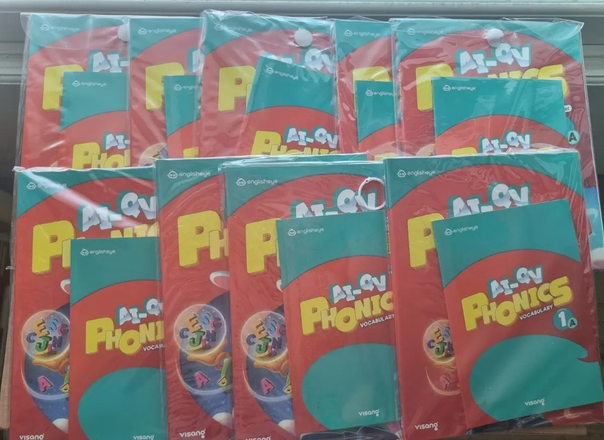 잉글리시아이 AT-QV PHONICS 1A 교재 세트 (새상품)