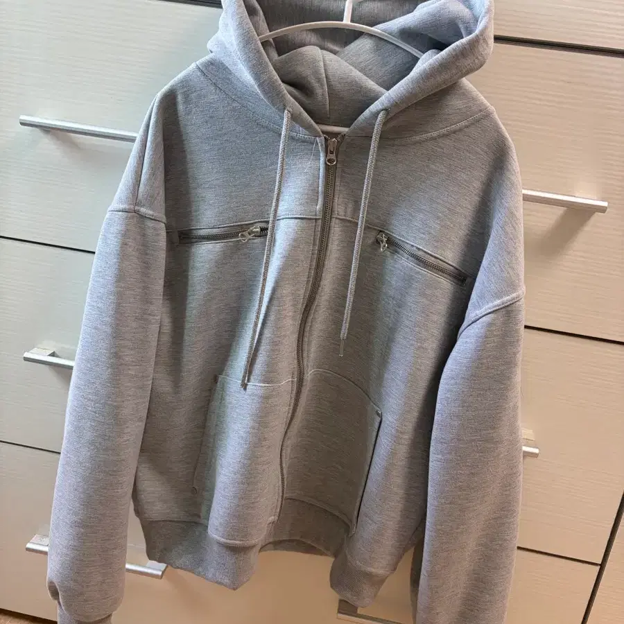 후드집업 그레이 L
