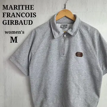 MARITHE FRANCOIS GIRBAUD 맨투맨 M 그레이 짧은 기장