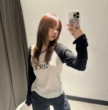 새상품 as'on 롱T셔츠 wk