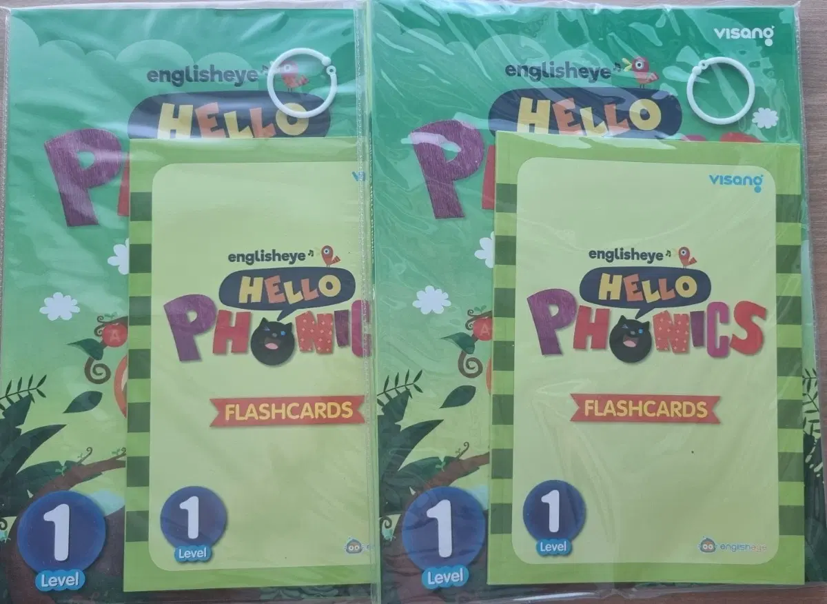 잉글리시아이 HELLO PHONICS 1 교재 + 플래시카드 세트