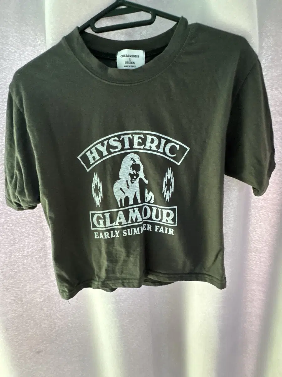 Hysteric Glamour Crop Short-Sleeve T-shirt