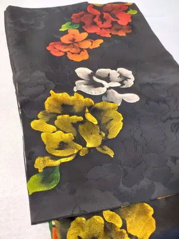 기모노 코몬 순수 실크