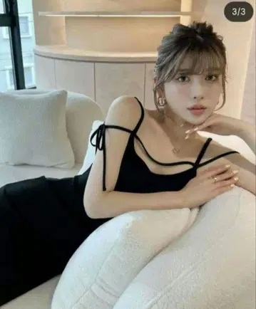 다리치 완판! 블랙 슬리브리스 롱 원피스