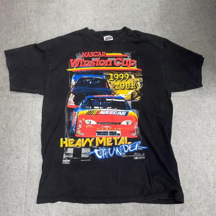 90s 빈티지 NASCAR 티셔츠 XL