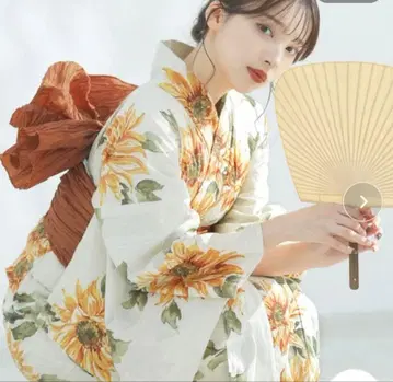 미사용 새상품 Dita 해바라기 유카타 5종 세트