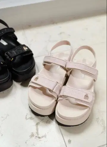 herlipto trois tweed sandals 36 beigie