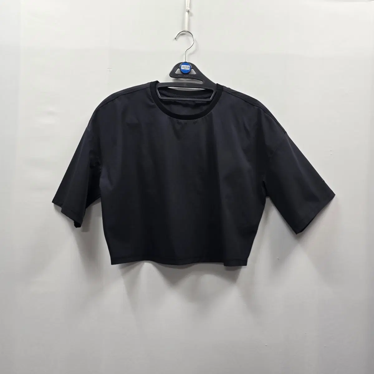 0211 mula wear 크롭 반팔 티셔츠