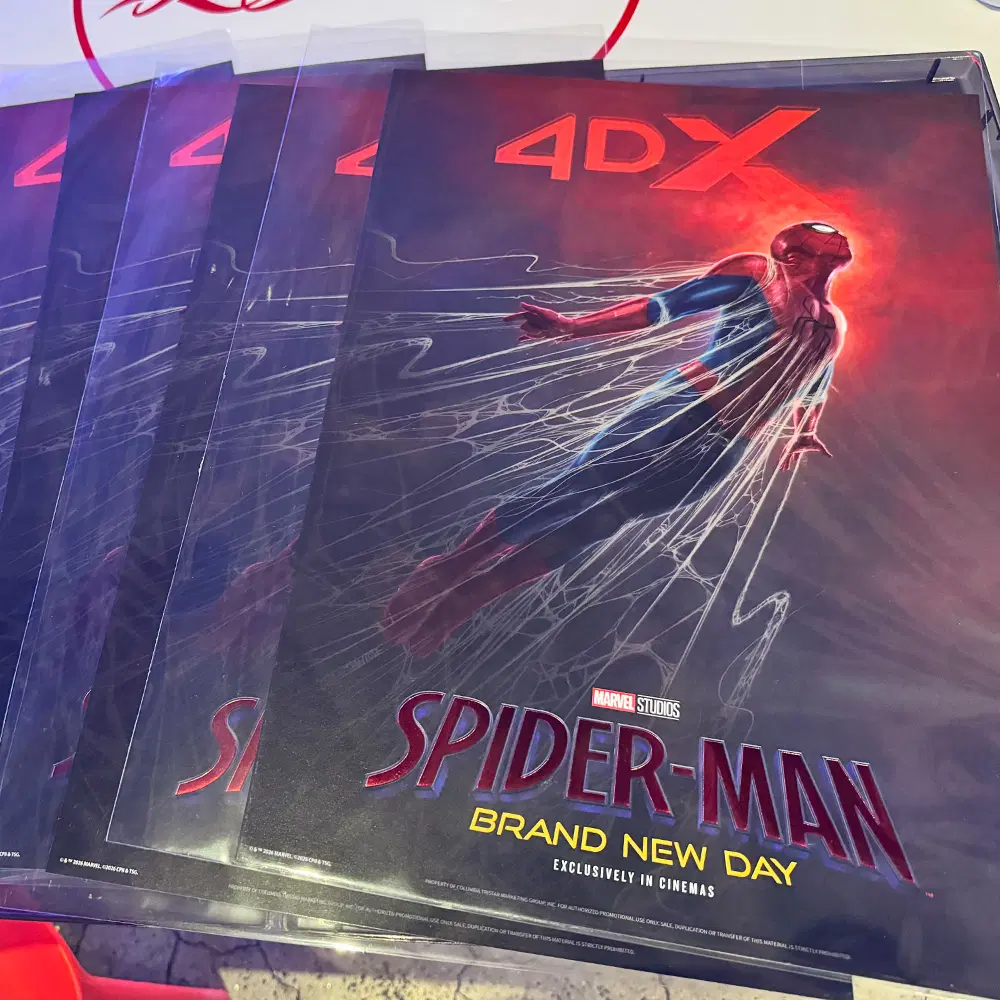 스파이더맨 브랜드 뉴 데이 1주차 4DX 포스터