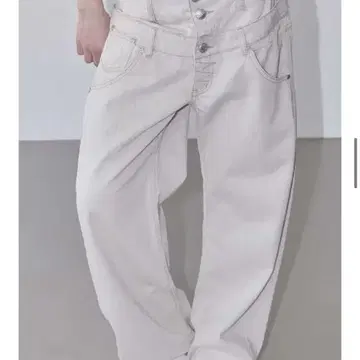 스컬프터 Beaded Layered Denim Pants Nonfade Raw | 데님/청바지