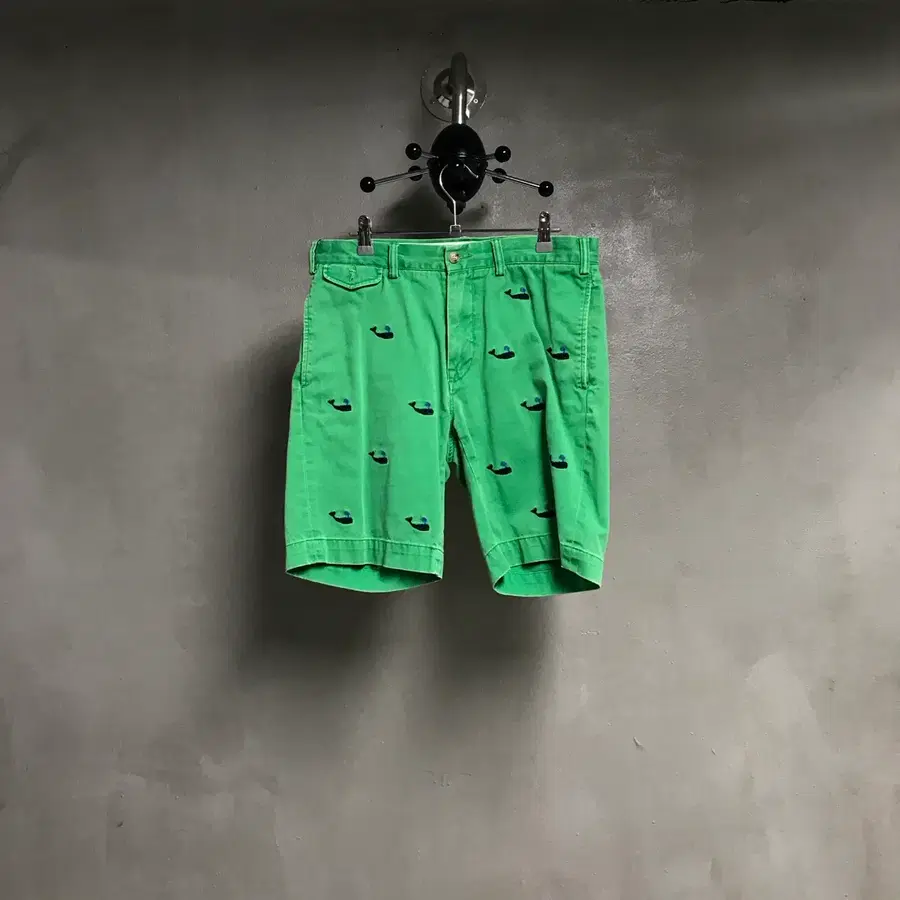 폴로 랄프로렌 멀티 자수 치노 반바지 그린 31