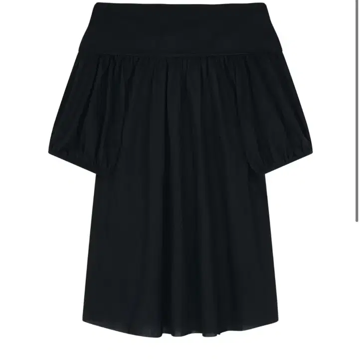 amorshaee BACK RIBBON TOP - BLACK