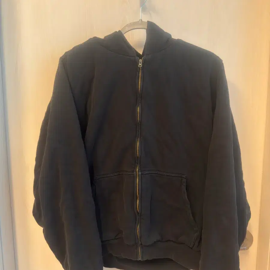 [XL] 이지 갭 후드집업 블랙