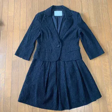 GRACE CLASS 전체 레이스 셋업 블랙 36 수트